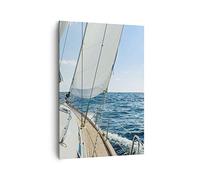 ARTTOR Moderne Impression sur Toile 70x100 cm Paysages Maritime - 3647 | Mer Croisière Voile Moderne Tableau Décoratif Grand Décoration Murale Art Mural Toile Imprimée Chambre Cuisine Salon ARTTOR