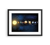 ARTTOR Poster Cadre Noir 40x30 cm Affiche Espace - 3650 - P2B