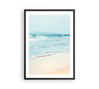 ARTTOR Poster Cadre Noir 50x70 cm Affiche Paysages Maritime - 5084 - P2B | Bord Vague Eau Poster Mural Moderne Décoratif Art Mural Impression d'Art Salon Chambre Cuisine Tableau Décoration ARTTOR