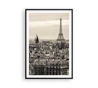 ARTTOR Poster Cadre Noir 61x91 cm Affiche Architecture Villes - 3615 - P2B