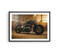 ARTTOR Poster Cadre Noir 70x50 cm Affiche Autos Vintage - 4233 - P2B