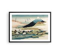 ARTTOR Poster Cadre Noir 70x50 cm Affiche Paysages Nature - 4541 - P2B