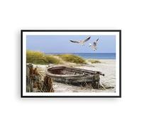 ARTTOR Poster Cadre Noir 91x61 cm Affiche Paysages Maritime - 4170 - P2B