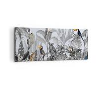 ARTTOR Tableau Décoratif sur Toile 120x50 cm Afrique Botanique - 4662