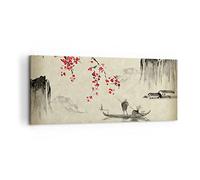 ARTTOR Tableau Décoratif sur Toile 120x50 cm Paysages Personnes - 5020