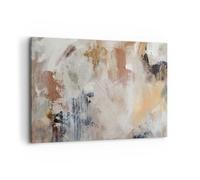 ARTTOR Tableau Décoratif sur Toile 120x80 cm Abstrait Pastel - 5957 | Salut Minimalisme Abstraction Impression sur Toile Grand Décoration Murale Art Mural Toile Imprimée Salon Chambre ARTTOR