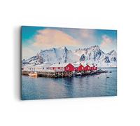 ARTTOR Tableau Décoratif sur Toile 120x80 cm Architecture Paysages - 4762
