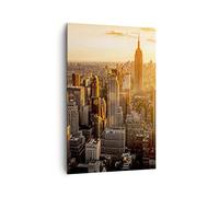 ARTTOR Tableau Décoratif sur Toile 80x120 cm Architecture Villes - 2672