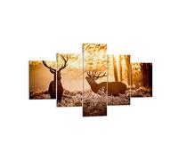 ARTTOR Tableau sur Toile Décoratif 125x70 cm Nature Animaux - 3043