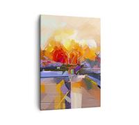 Moderne Impression sur Toile abstraction moderne Image Tableau Decoration Murale 50x70cm Deco Cadre Salon Chambre Cuisine Vertical Petit Tableaux Decoratifs Muraux Art Wall Decor Design PA50x70-4097