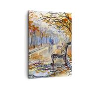 ARTTOR Tableau sur Toile Décoratif 50x70 cm Paysages Nature - 3000