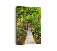 ARTTOR Tableau sur Toile Décoratif 50x70 cm Paysages Ponts - 2678