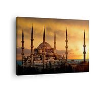ARTTOR Tableau sur Toile Décoratif 70x50 cm Architecture Villes - 2846