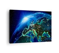 ARTTOR Tableau sur Toile Décoratif 70x50 cm Espace Paysages - 2816