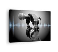 ARTTOR Tableau sur Toile Décoratif 70x50 cm Musique - 2549