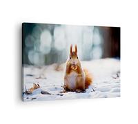 ARTTOR Tableau sur Toile Décoratif 70x50 cm Nature Animaux - 2798
