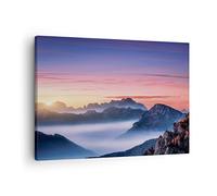 ARTTOR Tableau sur Toile Décoratif 70x50 cm Paysages Nature - 4525