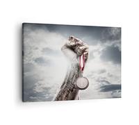 ARTTOR Tableau sur Toile Décoratif 70x50 cm Personnes Sport - 2782