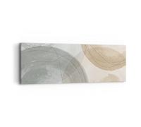 ARTTOR Tableau sur Toile Décoratif 90x30 cm Abstrait Pastel - 4842