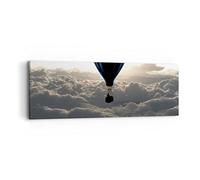 ARTTOR Tableau sur Toile Décoratif 90x30 cm Autres - 3577 | Nuage Ballon Ciel Impression sur Toile Décoration Murale Art Mural Toile Imprimée Salon Chambre Cuisine ARTTOR
