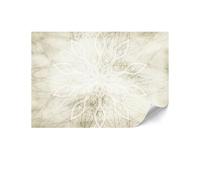 ARTTRIX Papier Peint Intissé 300x210 cm - Boho Panoramique Tapisserie Murale Facile à Monter - Papiers Peints Modernes Pour le Salon & Chambre à Coucher - Beige et crème