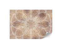 ARTTRIX Papier Peint Intissé 400x280 cm - Boho Panoramique Tapisserie Murale Facile à Monter - Papiers Peints Modernes Pour le Salon & Chambre à Coucher - Cuivre