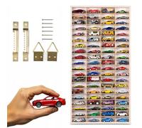ArtTwist Vitrine pour Collection avec 80 Compartiments | Armoire Vitrine Murale 40cm x 78cm x 4cm pour Hot Wheels ou Matchbox | Etagere Figurine (Étagère sans Motif)