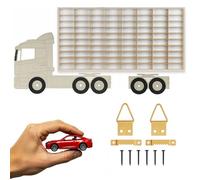 ArtTwist Vitrine pour Collection avec 80 Compartiments | Armoire Vitrine Murale 78,5cm x 40cm x 4cm pour Hot Wheels ou Matchbox | Etagere Figurine (LKW 016)