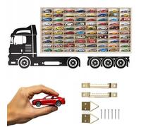 ArtTwist Vitrine pour Collection avec 80 Compartiments | Armoire Vitrine Murale 78,5cm x 40cm x 4cm pour Hot Wheels ou Matchbox | Etagere Figurine (LKW K02)