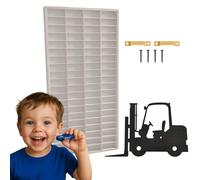 ArtTwist Vitrine pour Collection avec 80 Compartiments | Armoire Vitrine Murale 78,5cm x 40cm x 4cm pour Hot Wheels ou Matchbox | Etagere Figurine (Blanc 2)