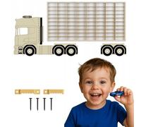 ArtTwist Vitrine pour Collection avec 80 Compartiments | Armoire Vitrine Murale 78,5cm x 40cm x 4cm pour Hot Wheels ou Matchbox | Etagere Figurine (011KL)