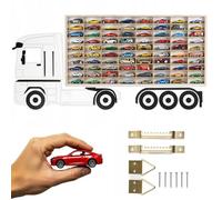 ArtTwist Vitrine pour Collection avec 80 Compartiments | Armoire Vitrine Murale 78,5cm x 40cm x 4cm pour Hot Wheels ou Matchbox | Etagere Figurine (LKW K03R)