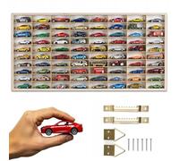 ArtTwist Vitrine pour Collection avec 80 Compartiments | Armoire Vitrine Murale 78,5cm x 40cm x 4cm pour Hot Wheels ou Matchbox | Etagere Figurine (Étagère sans Motif)