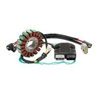 Artudatech Bobine de Stator de Magneto + Régulateur de Tension + Joint Fit for Daytona/Street Triple 675/675 R 2008-2012