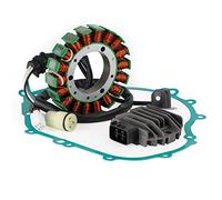 Artudatech Bobine magnéto + régulateur de Tension + Joint Compatible avec Yamaha YFM 350 Wolverine, Grizzly, Bruin 2004-2017