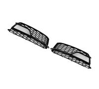 Artudatech Grille de Pare-Chocs Avant 2PCS Front Fog Lamp Black Grill Convient pour Audi A5 S-Line S5 2013-2016