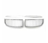 Artudatech Grille de Pare-Chocs Avant Chrome Kidney Grille Convient pour BMW 3 Series E90 E91 M3 2004-2007 (No Logo)