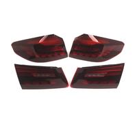 Artudatech L&R Red Tail Lights Rear Lamp Assembly Convient pour BMW 5 Series G30 G38 2018-2020