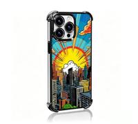 Artudatech Radiating Brilliant Light Four-Corner airbags Phone Case TPU for iPhone 14 Pro Max