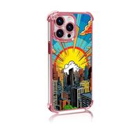 Artudatech Radiating Brilliant Light Four-Corner airbags Phone Case TPU for iPhone 17 Pro Max