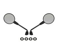 Artudatech Rétroviseurs latéraux de moto, rétroviseurs M8 version longue compatibles avec Vespa Piaggio Primavera 50 125 150