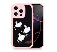 Artudatech The Joyful White Swan Phone Case All-Inclusive Protection TPU for iPhone 17 Pro