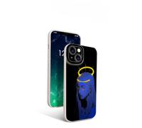 Artudatech TPU Case pour iPhone 17 Pro, Neon Blue Angel Halo