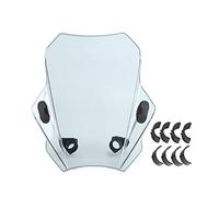 Artudatech Universal Motorcycle Adjustable Wind Screen Windshield 22MM 25MM 28MM Handlebar