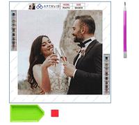 ARTULIO Diamond Painting Personnalisé - 30x40 cm - Diamant Painting Personnaliser, Puzzle Personnalisé