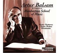 Artur Balsam ¿ In Concert At Manhattan School Of Music
