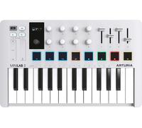 ARTURIA MINILAB MK3 CLAVIER MAITRE USB 25 TOUCHES BLANC
