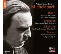 Michelangeli plays Bach, Beethoven, Schumann, Brahms