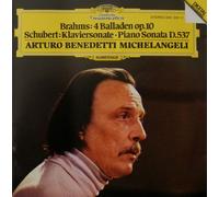 Arturo Benedetti Michelangeli – Brahms: 4 Balladen Op. 10; Schubert: Klaviersonate D.537