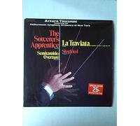 Arturo Toscanini, The New York Philharmonic Orchestra - The sorcerer's apprentice / Semiramide overture / La traviata acts 1 & 3 /Siegfried idyll. VINYL 12" LP